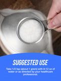 Bulksupplements magnésium-hydroxyde-poudre-texture, poudre fine prête à être mélangée