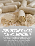 Texture et stabilité améliorées grâce à BulkSupplements Magnésium Stéarate