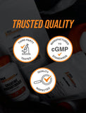 Emballage BulkSupplements Moringa certifié biologique et sans gluten.
