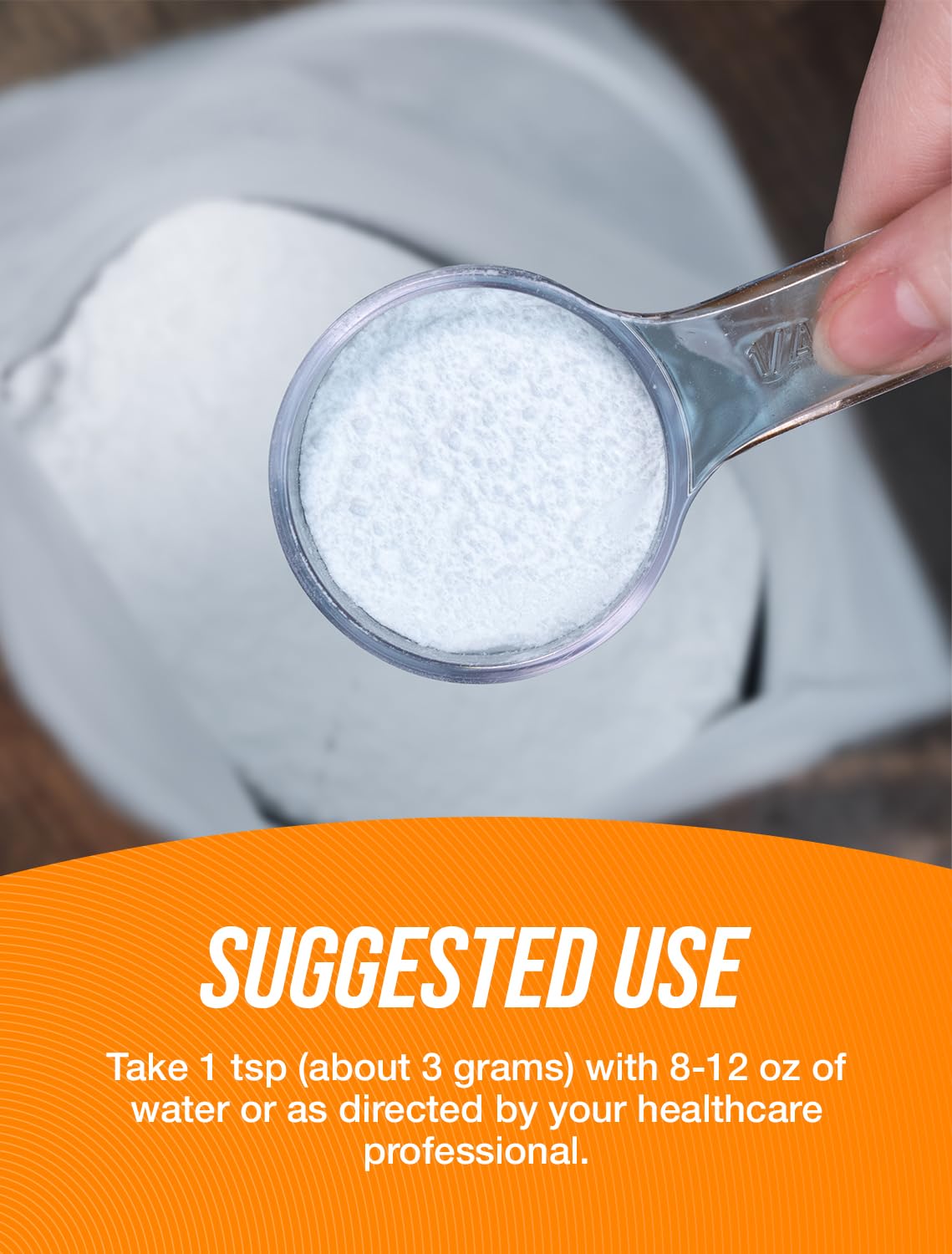 Bulksupplements MSM dosage précis dans chaque portion.