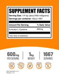 BulkSupplements NAC poudre: doseur inclus, mesure précise pour votre shake.