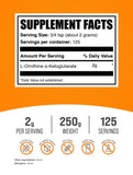 Bulksupplements OKG dose de 2 g par portion, soutien potentiel pendant l’entraînement.