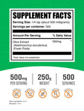 Okra Extract poudre Bulksupplements – texture fine et se mélange facilement dans les boissons.
