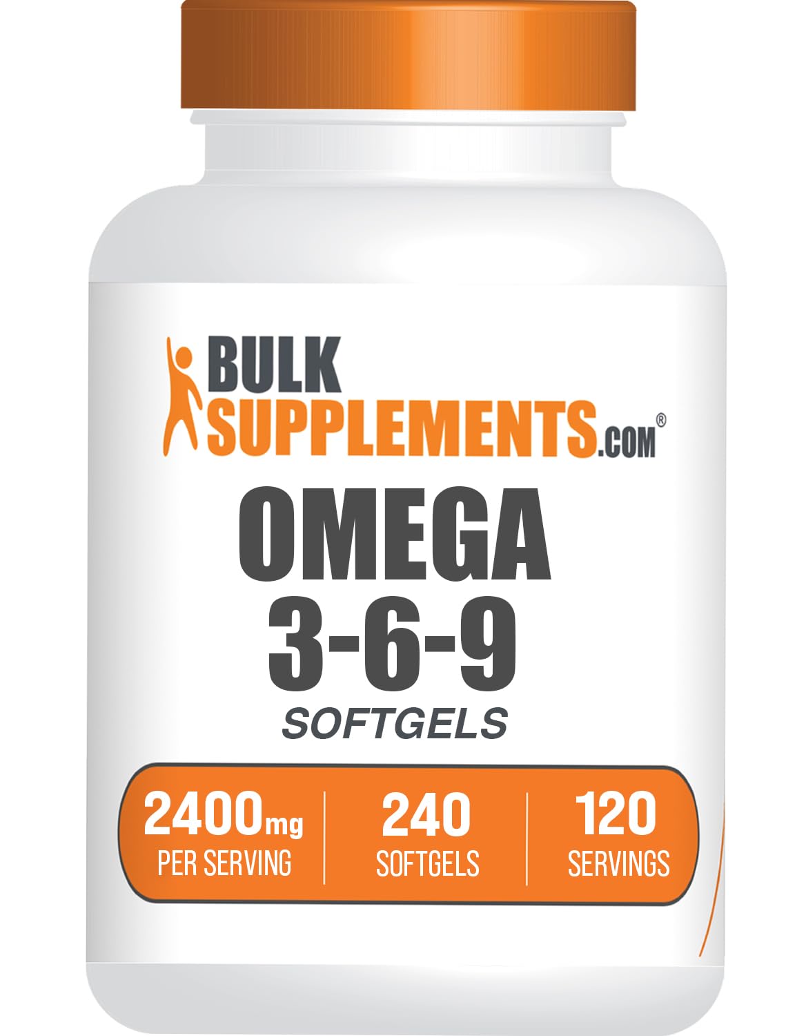 Bulksupplements oméga 3-6-9 gélules – bouteille visible, soutien potentiel à l’équilibre quotidien.