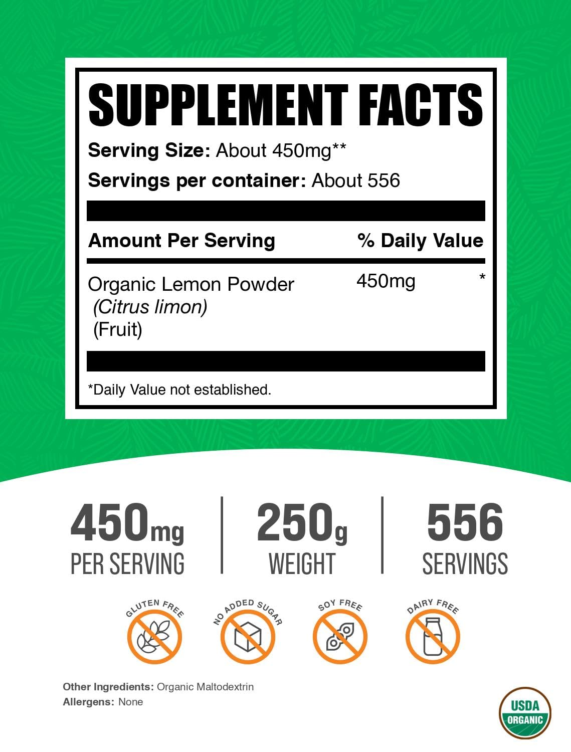BulkSupplements Poudre-doseur avec cuillère, dosage précis idéal pour smoothies et cuisson.