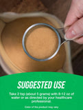 Dose simple avec la cuillère BulkSupplements Poudre d’Argousier.