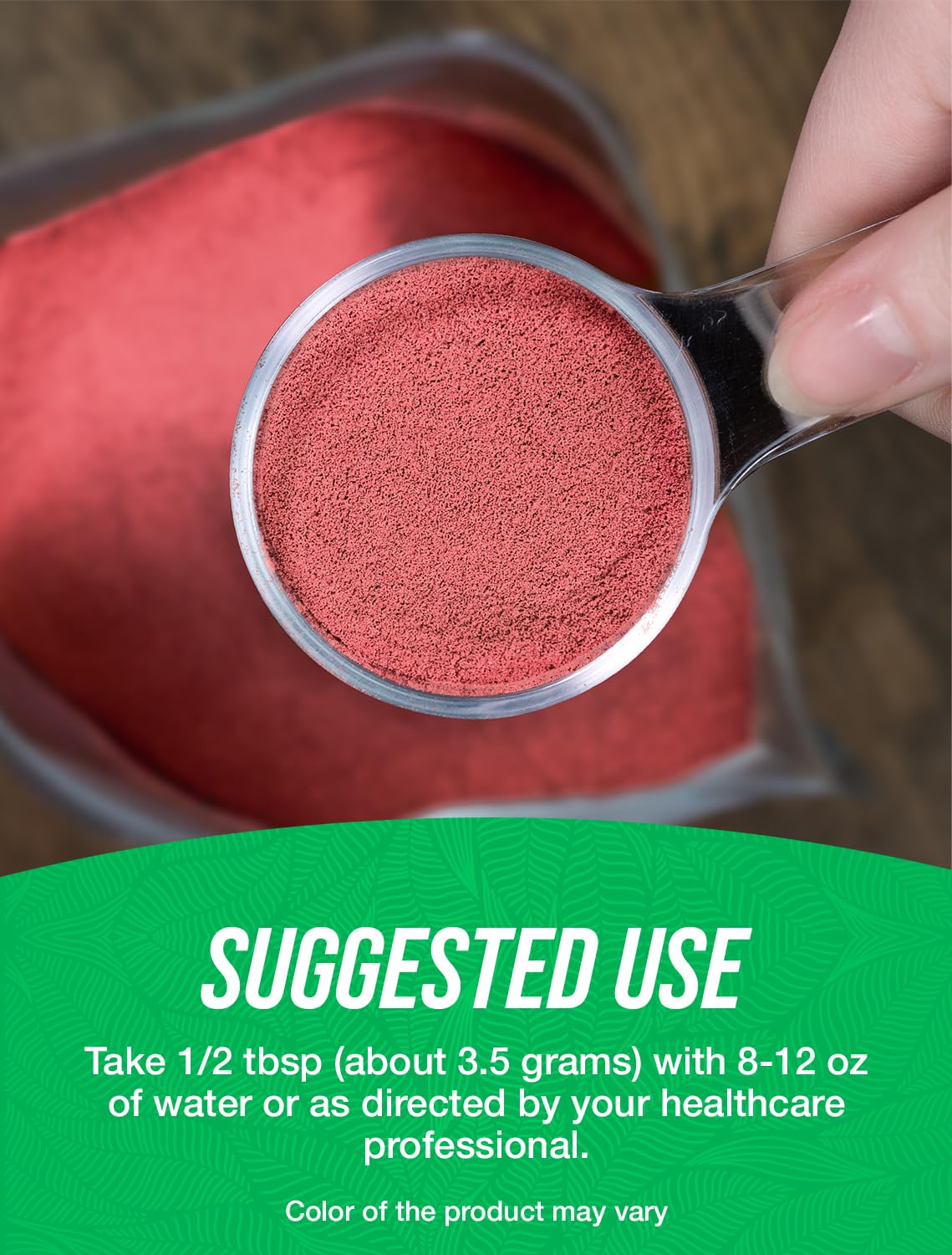 BulkSupplements Poudre de betterave bio smoothie rose, couleur attrayante.