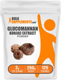 BulkSupplements glucomannane konjac racine: texture naturelle et apport pratique.