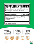 Bulksupplements Poudre moringa bio dose recommandée pour yaourt et céréales