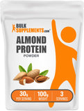 BulkSupplements Poudre protéinée d’amande naturelle, idéale pour vos smoothies quotidiens.