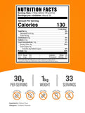 BulkSupplements Poudre protéine cacahuète 30 g par portion, ajout facile à une boisson.