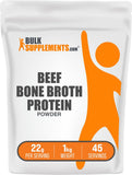 BulkSupplements proteine bouillon os boeuf poudre neutre ideale pour recuperation apres entrainement