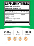 Rhodiola Extrait BulkSupplements, texture fine idéale pour dosage précis.