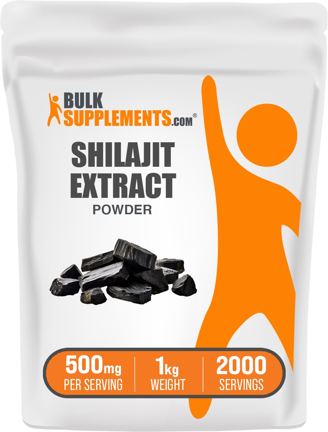 BulkSupplements Shilajit, bouteille visible, soutien potentiel au quotidien dans une routine bien-être.