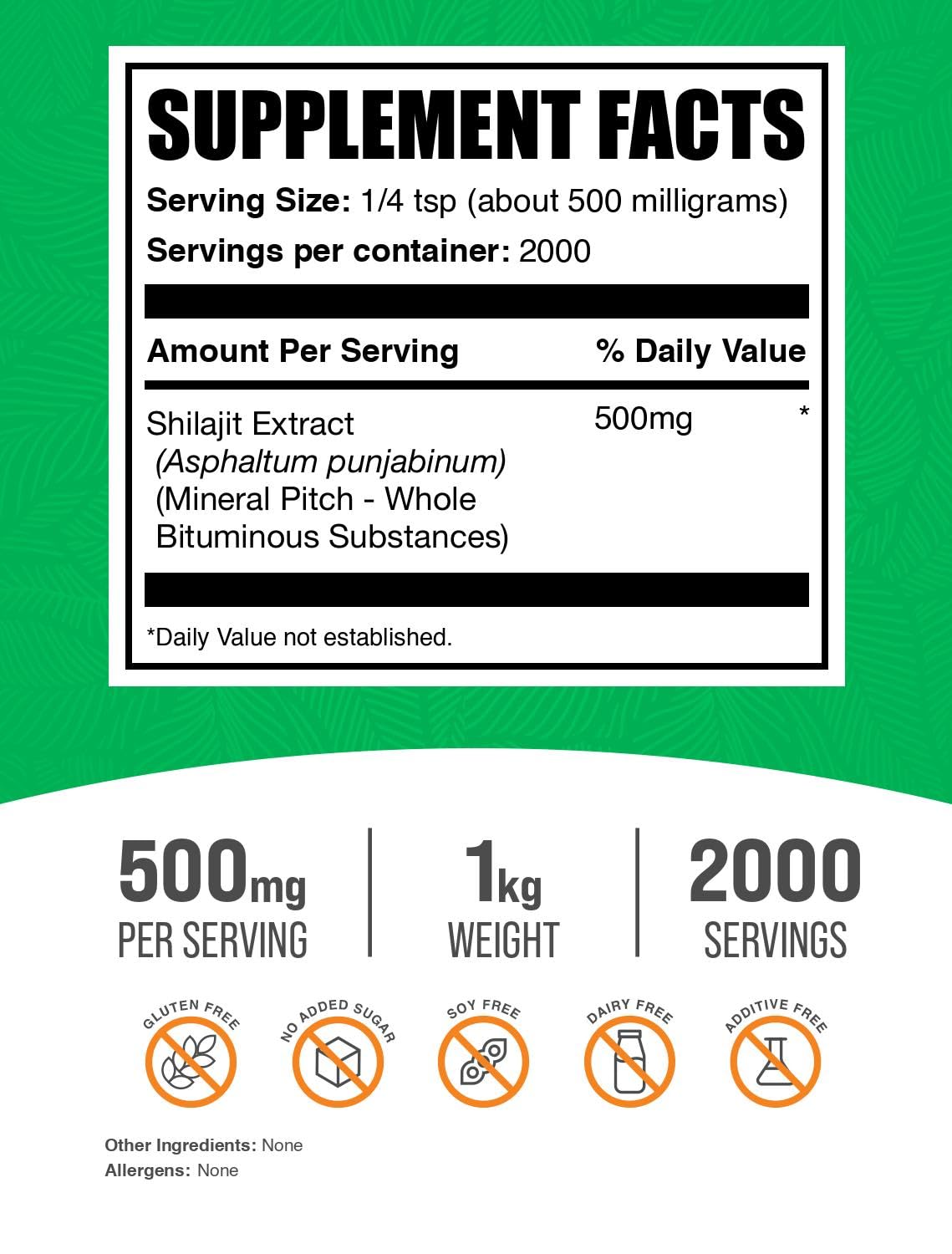Doseur BulkSupplements Shilajit visible, dosage facilité pour une routine simple.