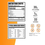 BulkSupplements Whey Protein Isolate, cuillère de mesure pratique pour contrôler vos apports