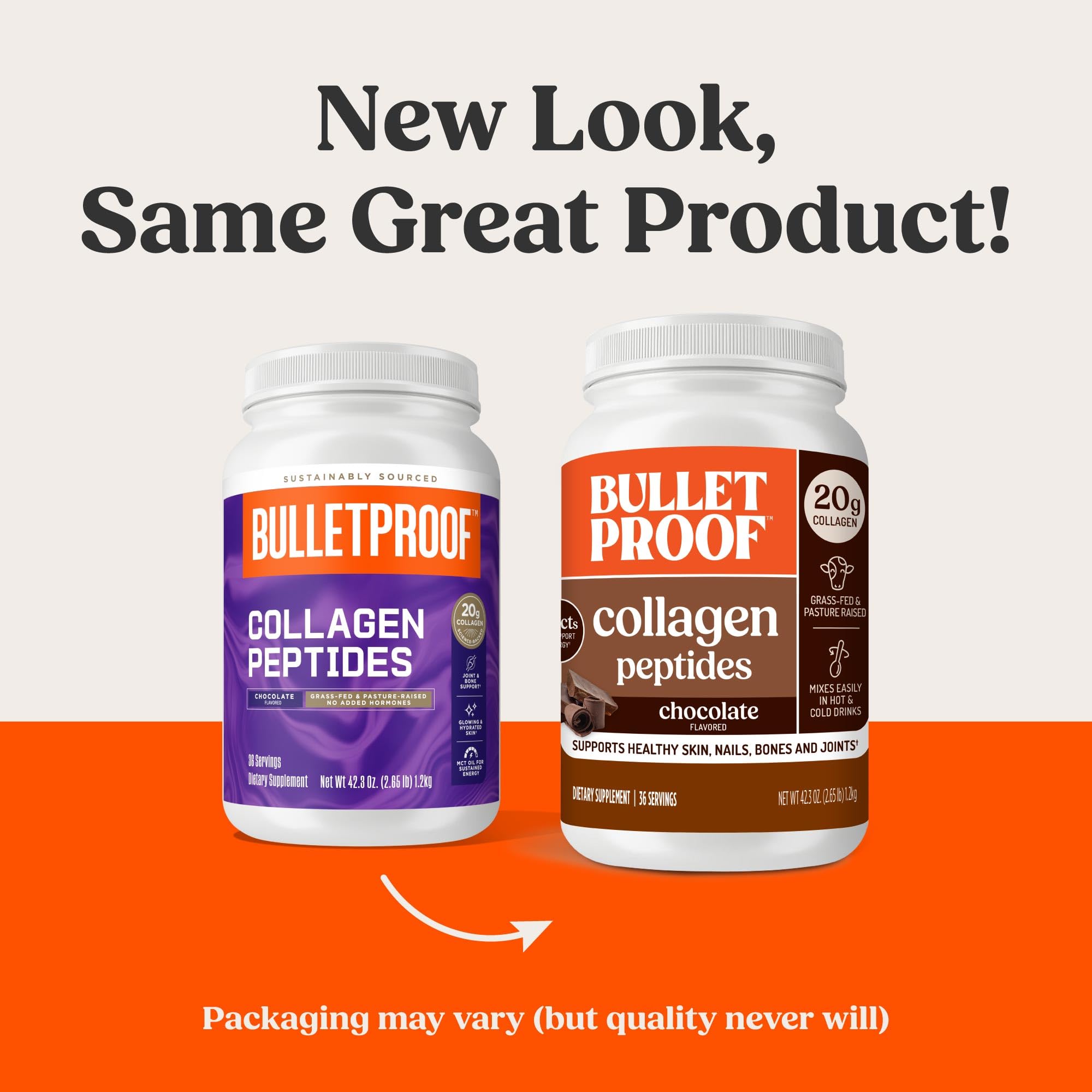 Poudre Bulletproof Chocolat Collagene MCT dans une tasse chaude, idéal petit-déjeuner.
