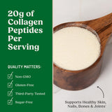 Bulletproof Collagen Peptides peut être ajouté dans café ou smoothies sans sucre ajouté.