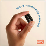 Bulletproof Charbon Coco – Étiquette claire, informations nutritionnelles utiles.