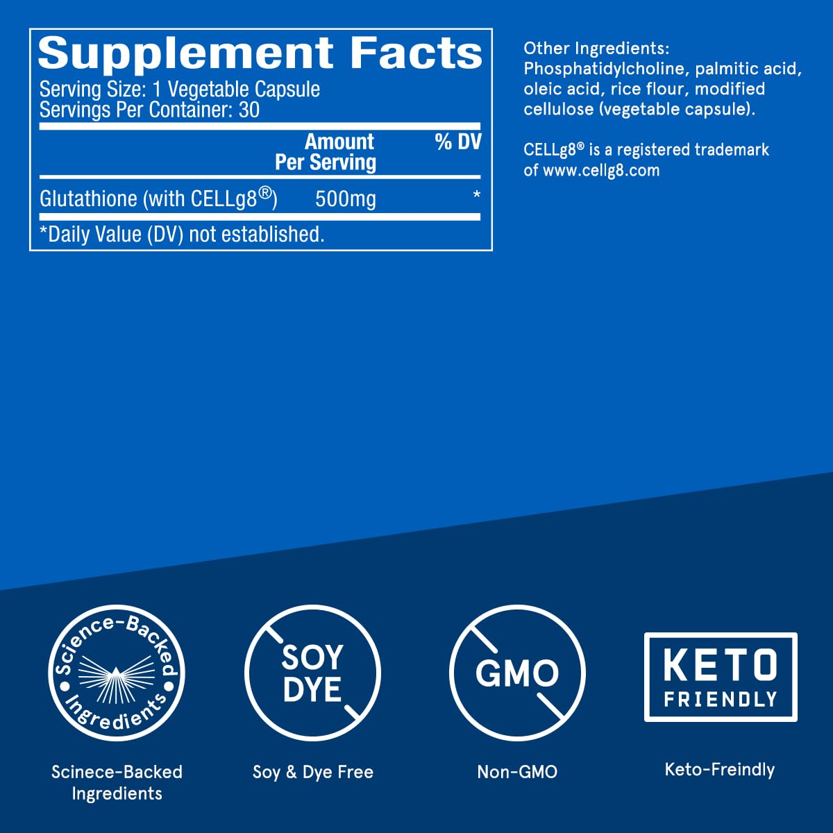 Bulletproof glutathion liposomale – capsules faciles à intégrer dans la routine journalière.