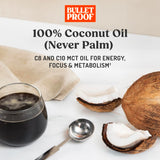 Bulletproof MCT pure coco, huile de coco sans arôme.