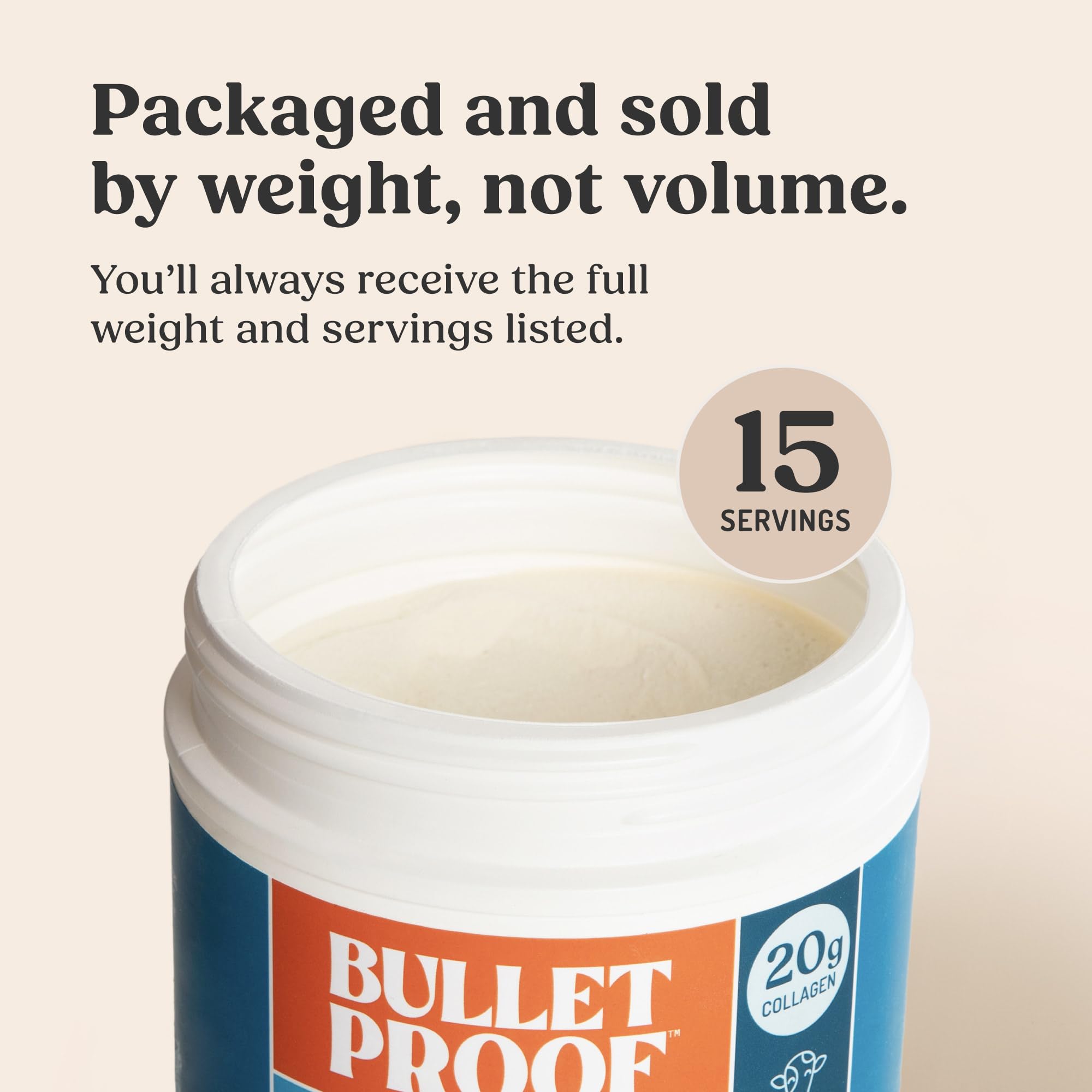 Boîte Bulletproof prête à l’emploi, dose unique et faible teneur en sucre.