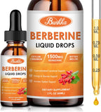 Gouttes Bunkka Berberine dans bouteille, versement pratique pour usage quotidien