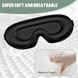 Burfocus masque pratique pour voyage et sieste, utile en déplacement