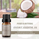 BURIBURI huile essentielle coco, flacon ambré, parfum riche pour diffusion ou créations.