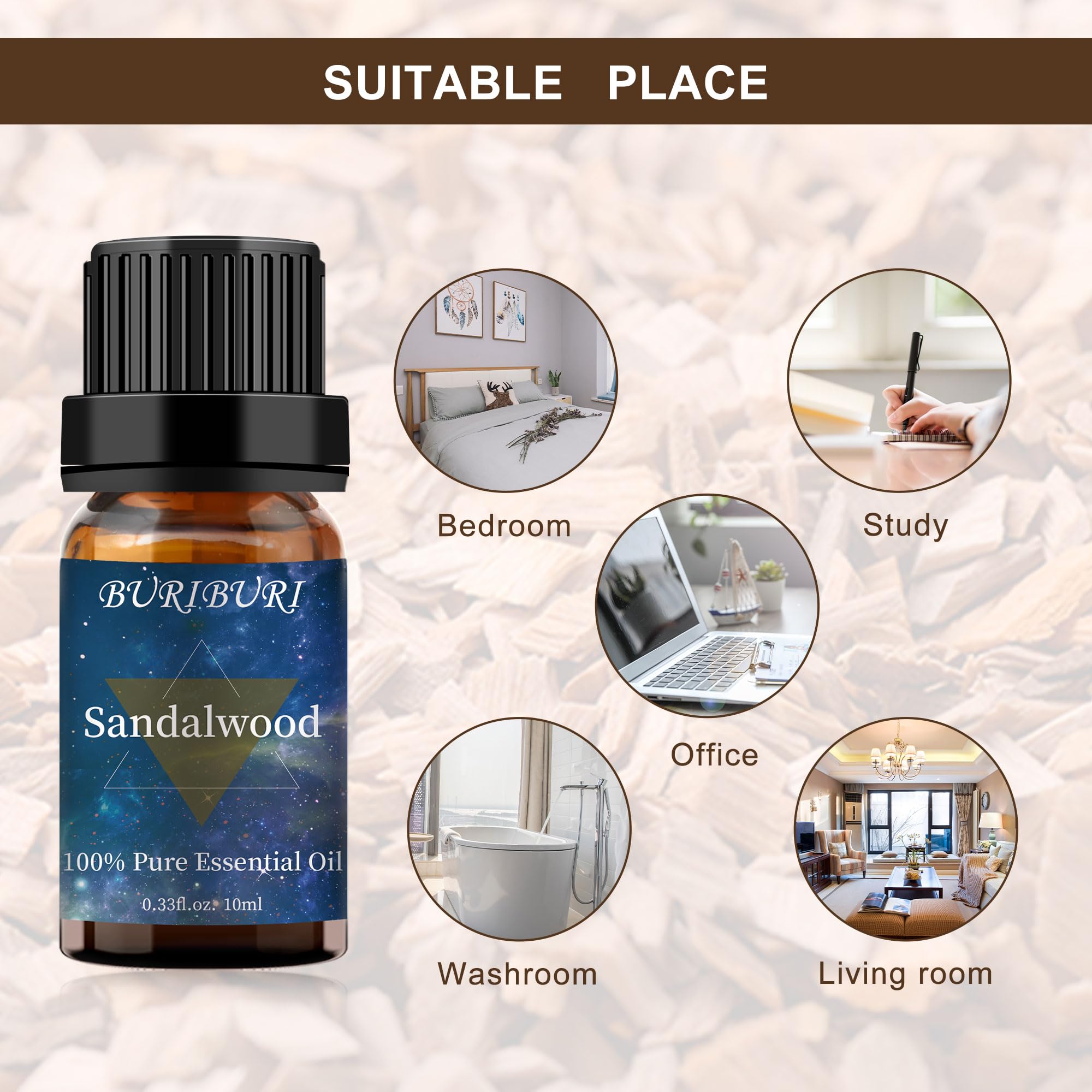 Diffuseur BURIBURI, huile essentielle pour créer une ambiance chaleureuse