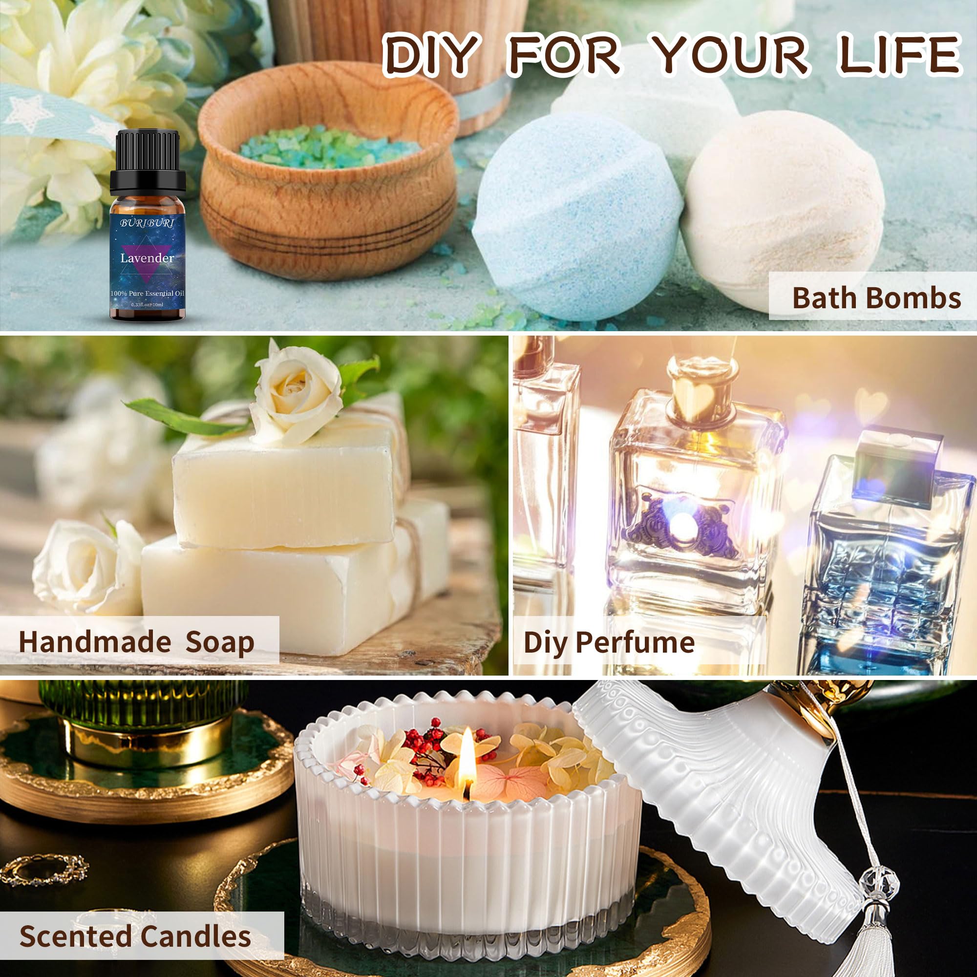 BURIBURI Etiquette et emballage – coffret élégant prêt à offrir et à présenter.