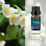 BURIBURI Jasmin, flacon ambré, arôme sensuel pour ambiance aromatique.