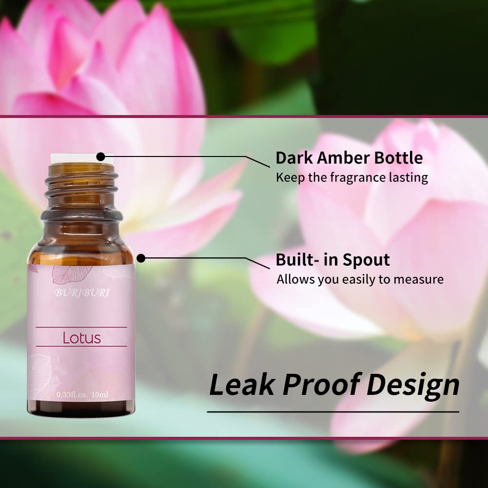 Buriburi huile essentielle pivoine pour diffusion aromatique et atmosphère florale romantique.