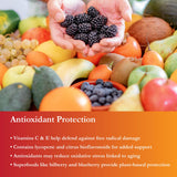 Buried Treasure Active 55 Plus – formulation vegan et sans sucre adaptée aux régimes.