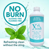 Xyli Swish: pompe pratique pour doser le bain de bouche.