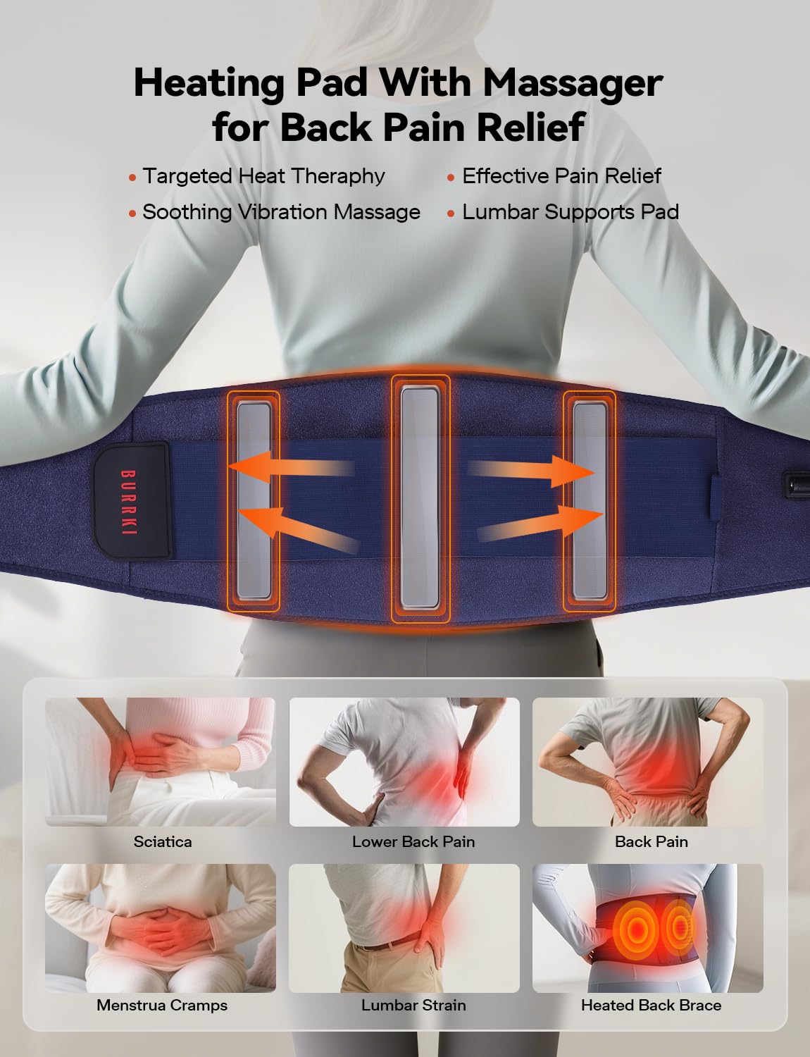 Sangles réglables et Velcro Burrki pour un ajustement sûr