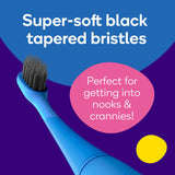 Burst brosse-dents enfants bleu, chronomètre deux minutes pour un brossage régulier.