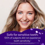 Burst sourire-plus-brillant: effet frais et naturel après utilisation.