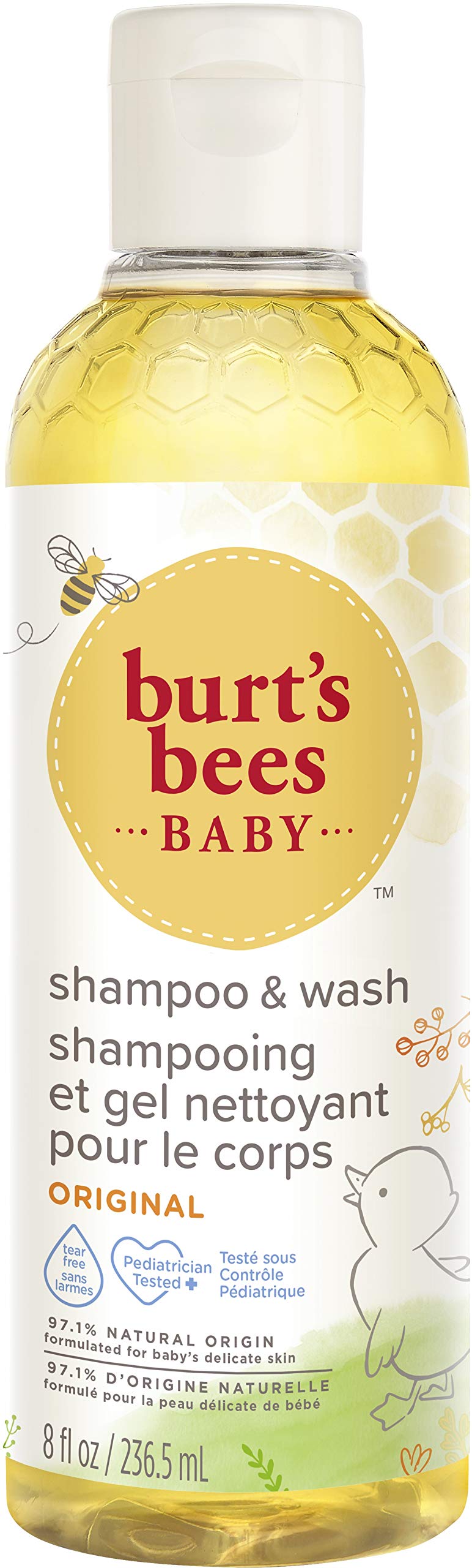 Burt's Bees Bébé Shampooing — bouteille Douceur nettoie cheveux et peau délicats