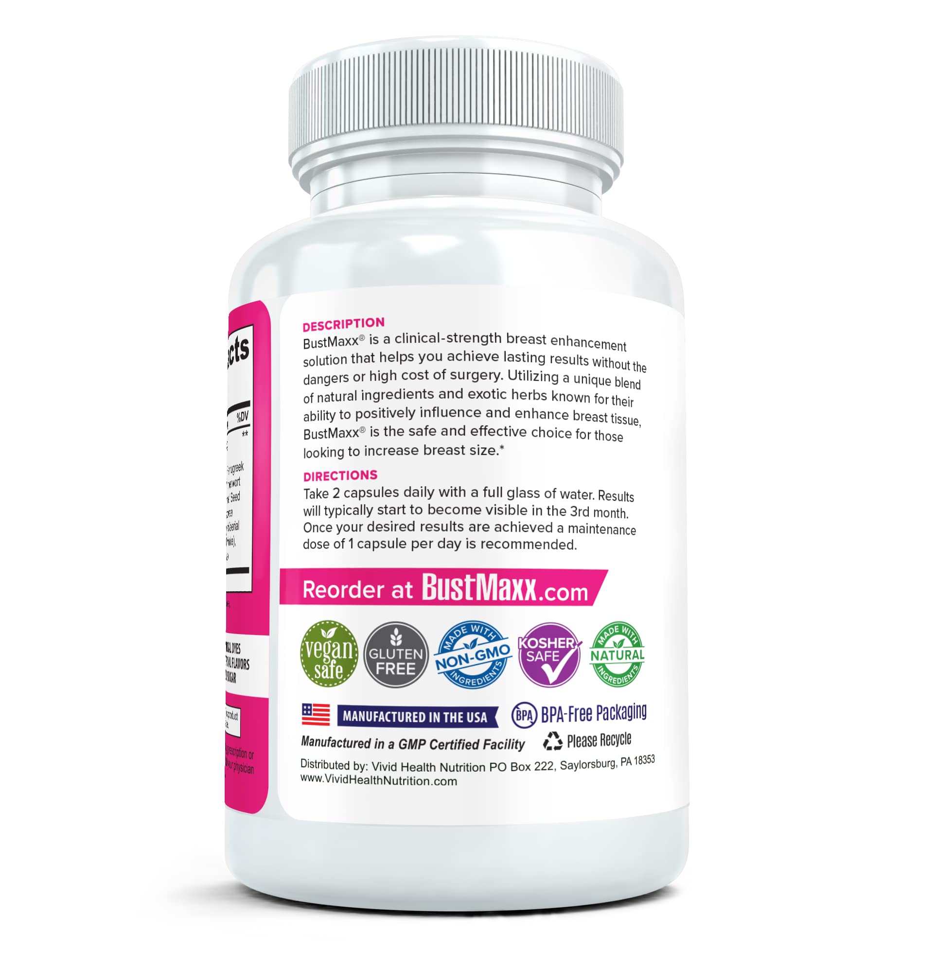 BustMaxx – prise quotidienne avec dosage recommandé pour la simplicité
