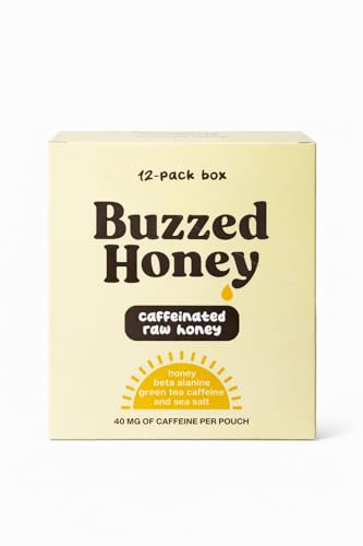 Buzzed Honey énergie naturelle avec caféine pour une énergie nette pendant l'entraînement.