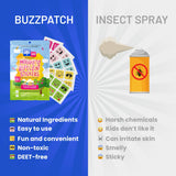 Emballage compact BUZZPATCH NATPAT, parfait pour le sac de voyage.