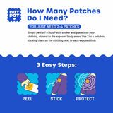 Patchs BuzzPatch sans DEET et formulation naturelle