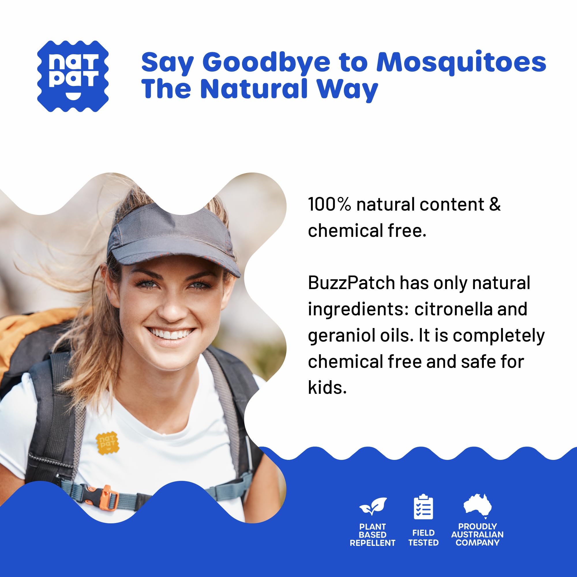 Usage en plein air: camping et activités extérieures avec BuzzPatch