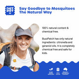 Usage en plein air: camping et activités extérieures avec BuzzPatch