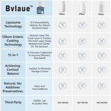 Bvlaue Formule végan et naturelle: sans allergènes courants.
