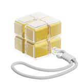 BYMIEMIE organisateur-pilules de voyage cube ouvert, rangement rapide des pilules en déplacement.