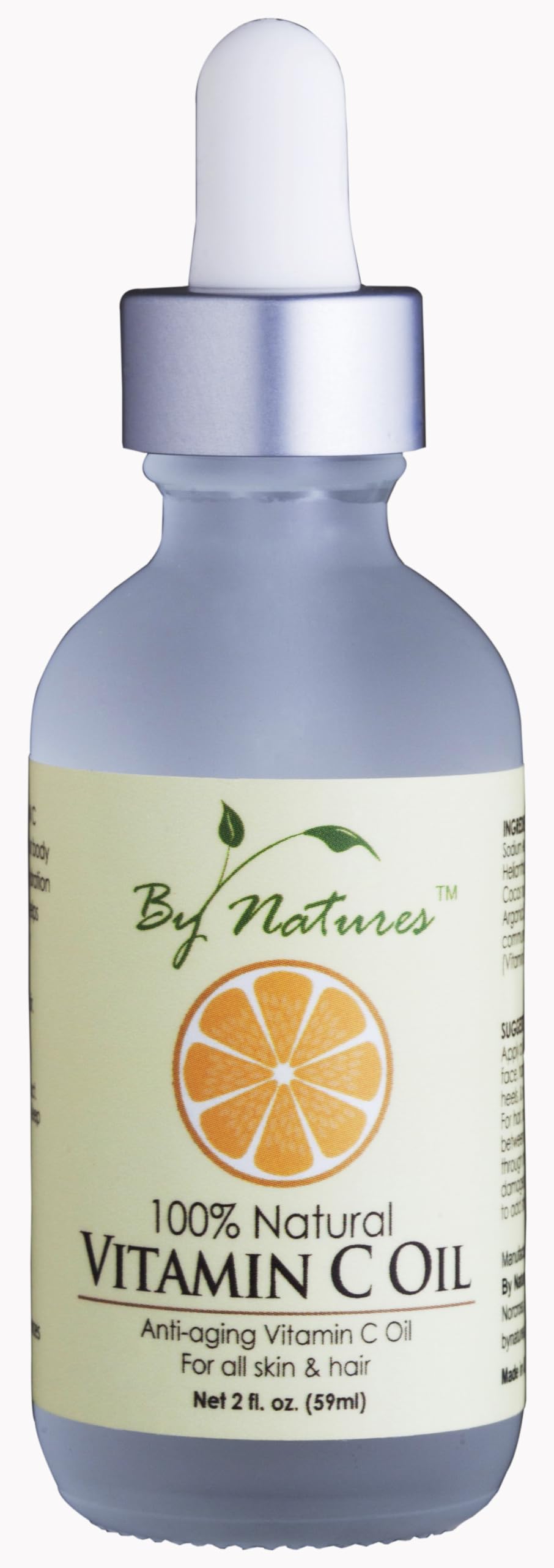 By Natures Vitamine C huile – soin nourrissant pour peau et cheveux, utilisation quotidienne possible.