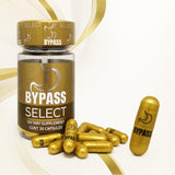 Bypass Select - capsules faciles à avaler pour une routine de bien-être simplifiée.