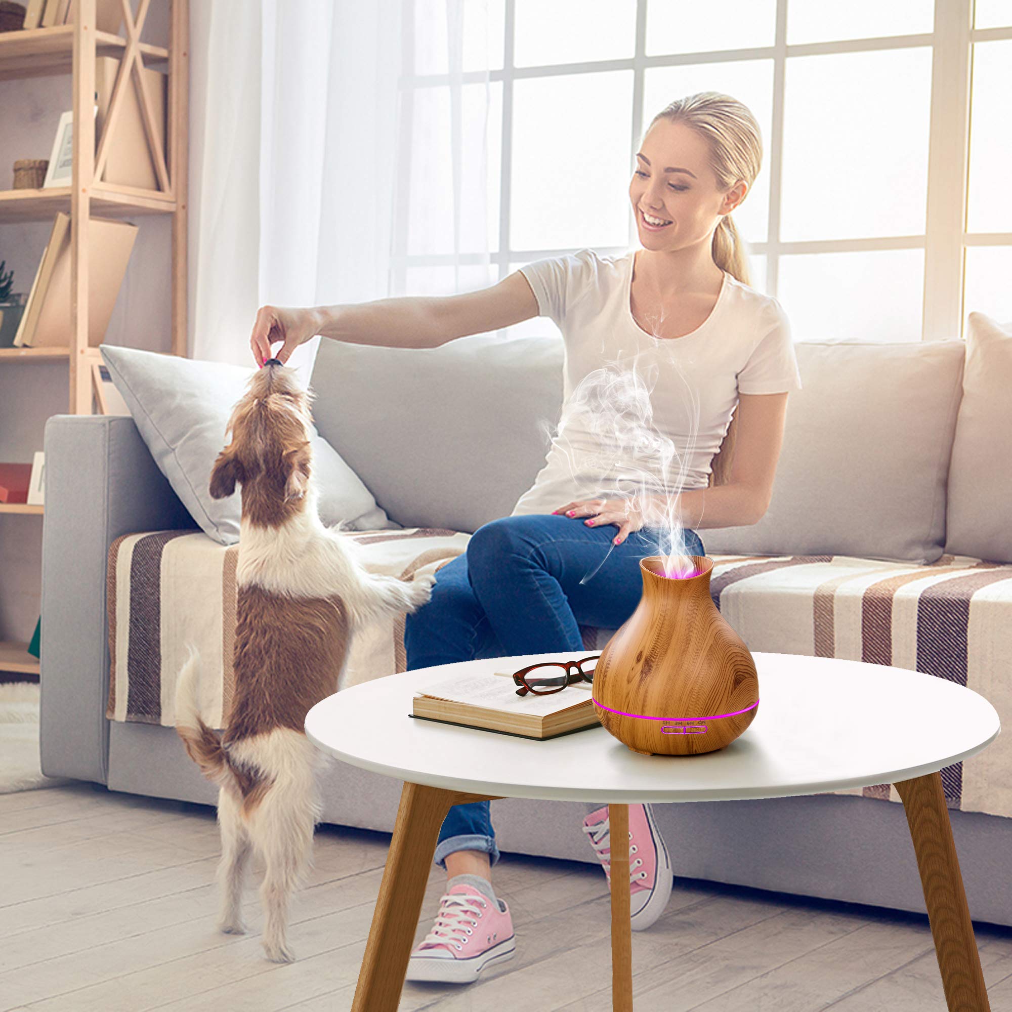 BZseed diffuseur design bois moderne s'intègre à votre décoration intérieure.